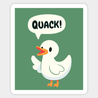 Duck Quack Sticker